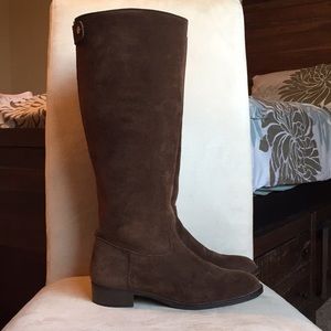 J. Crew suede riding boots